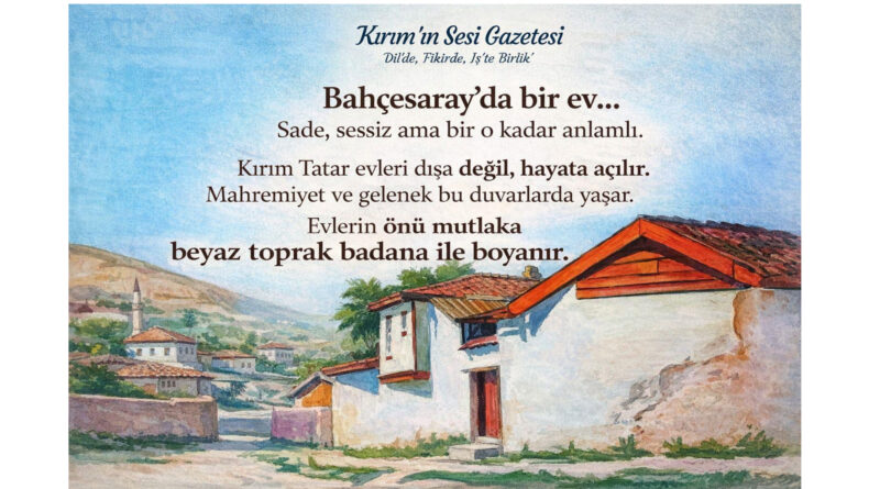 Kırım Tatar Evi Bahçesaray