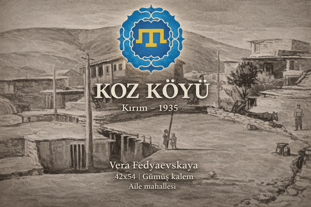 Kırım'da bulunan Koz köyü Fedyaevskaya, 1930'lu yıllarda (özellikle 1935 ve 1937) Kırım'ın günlük yaşamını ve manzarasını konu alan bir dizi sulu boya ve grafik çalışma yapmıştır.