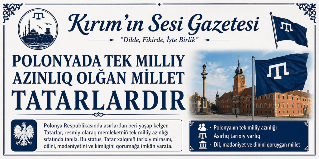 Polonyada tek milliy azınlıq statusına malik xalq Tatar xalqıdır.