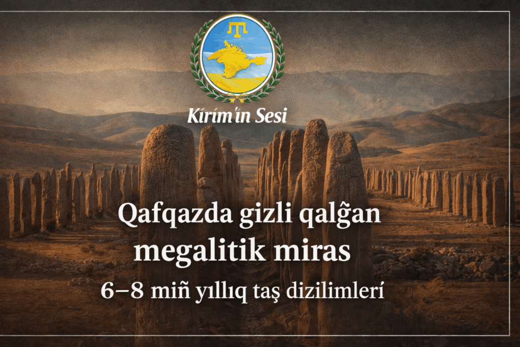 Qafqazda gizli qalğan megalitik miras 6–8 miñ yıllıq taş dizilimleri