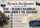 1956: Nezaret kaldırıldı, lâkin Qırımğa yol açılmadı