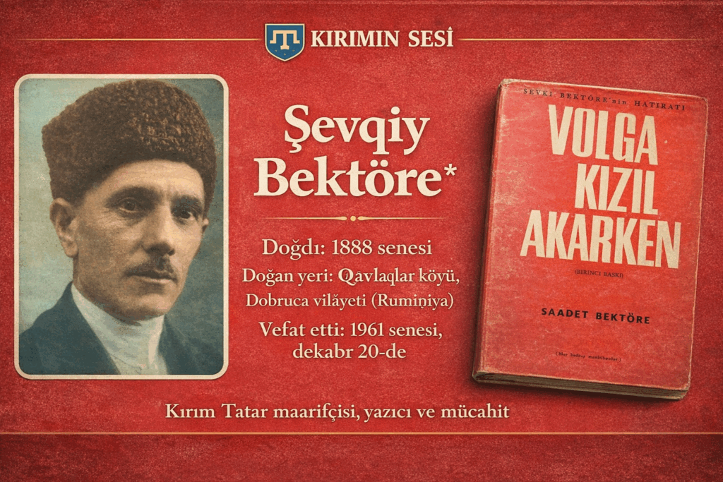 Şevqiy Bektöre'nin hayatı ve eseri
