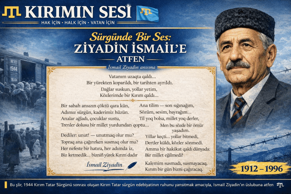 Sürgün ve hafıza_ Ziyadin İsmail