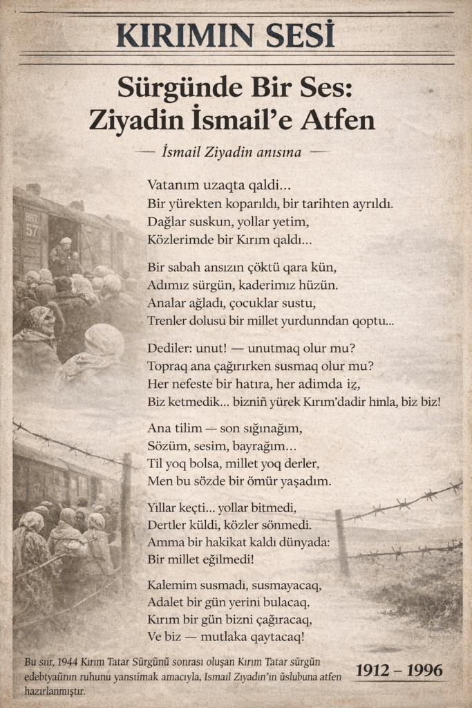 Sürgündeki Kırım'ın Gölgesi