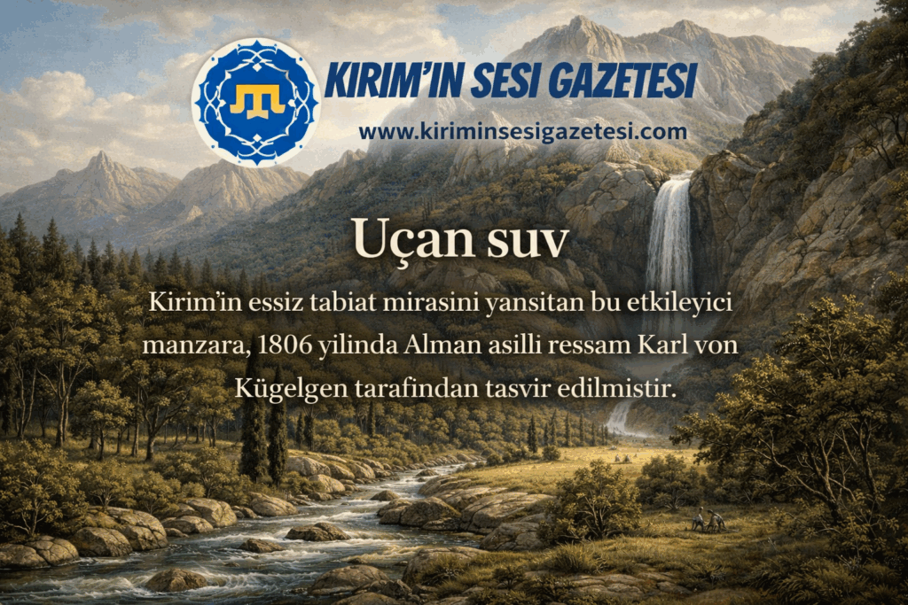 Karl von Kügelgen’in bu eseri, yalnızca bir manzara resmi değil; aynı zamanda 19. yüzyıl başlarında Kırım’ın doğal dokusunu belgeleyen önemli bir görsel kayıttır. Sanatçının romantik üslubu, doğanın ihtişamını ve huzurunu bir arada yansıtır.