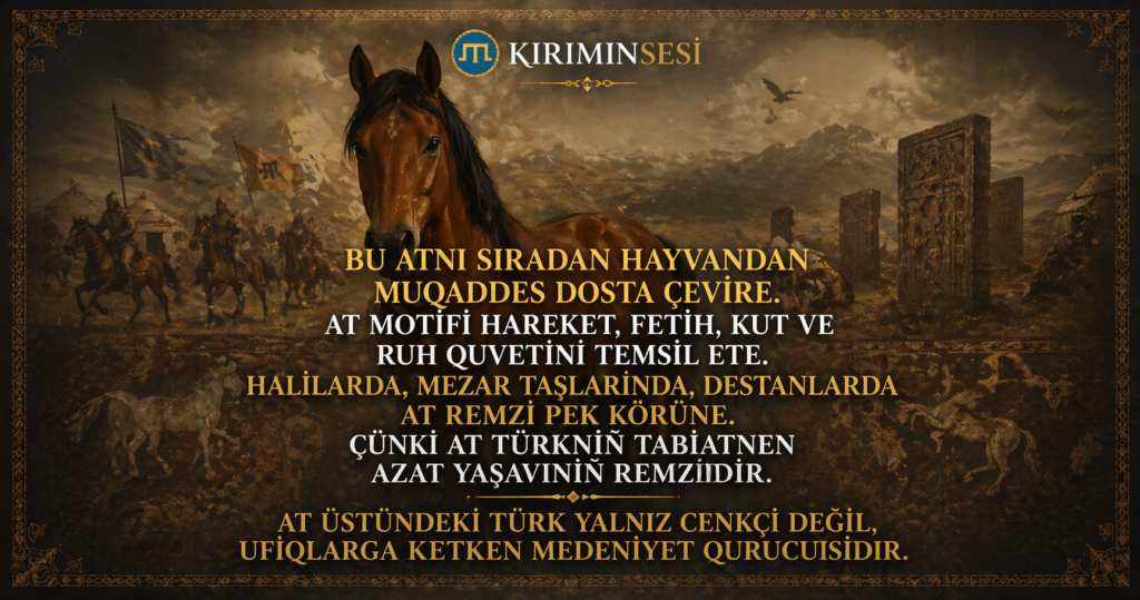  at cenkte yoldaş, köçte sırdaş, tınçlıqta bereket, ölümde refiqtir.