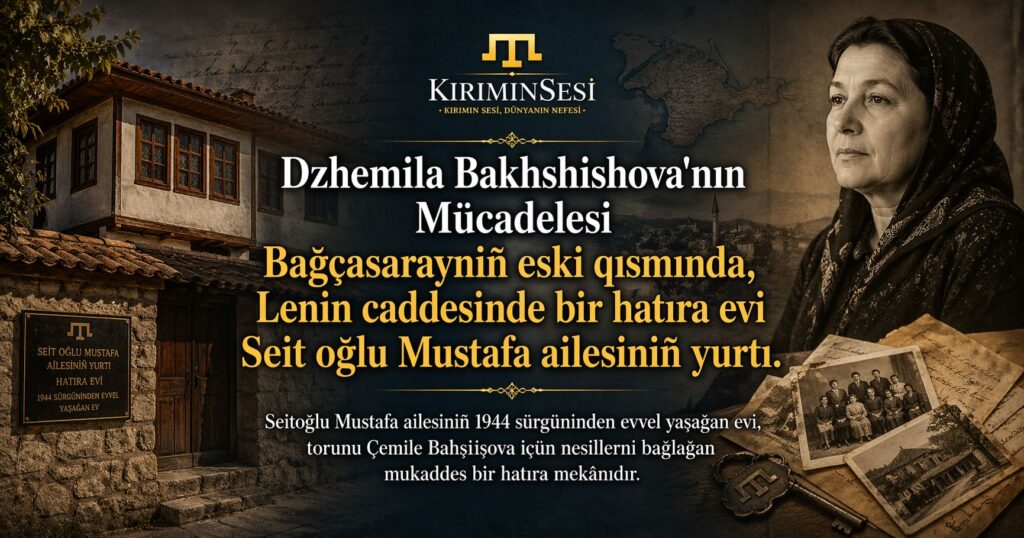  Bağçasaraynıñ eski evleri, avlulu, bağçalı, cumbalı mimarisi ile Qırım Tatar medeniyetini aks ettire. Bu ev de o ruhnı taşıy