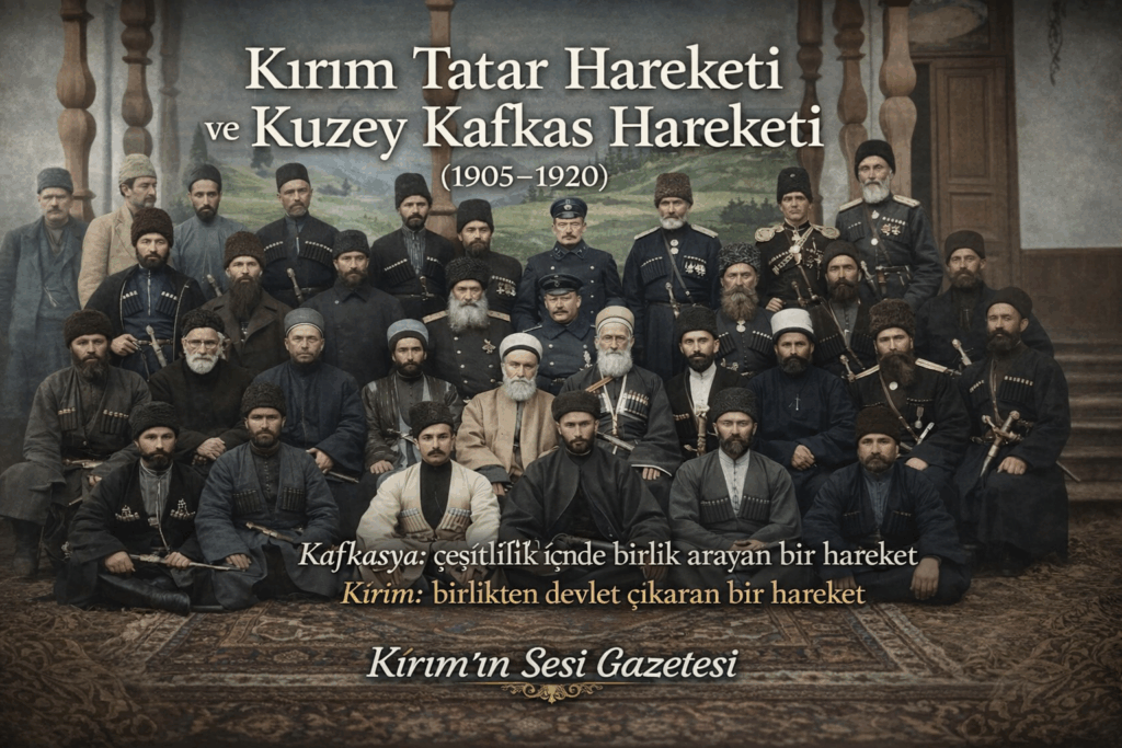 Eğer bu iki model birleşebilseydi: Kırım’ın kurumsal aklı  Kafkasya’nın coğrafi gücü 1906 1917 Fikirden Devlete Giden Süreç yaşanırdı