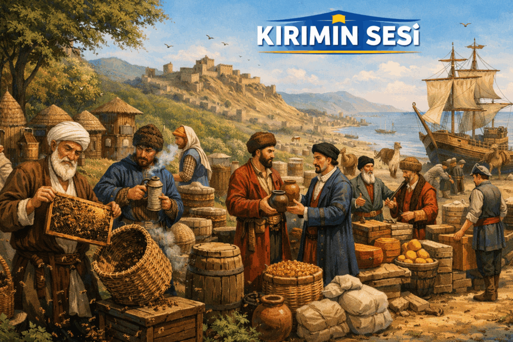 Kırım Hanlığı döneminde arıcılık, yalnızca bir geçim kaynağı değil; aynı zamanda devlet ekonomisine ciddi katkı sağlayan stratejik bir üretim alanıydı.