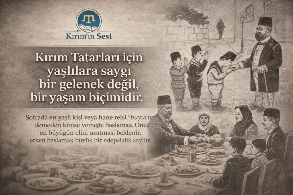 kırım tatar el öpme ve sofra