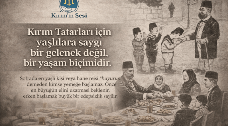 kırım tatar el öpme ve sofra