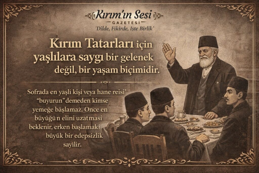 kırım tatar sofra geleneği
