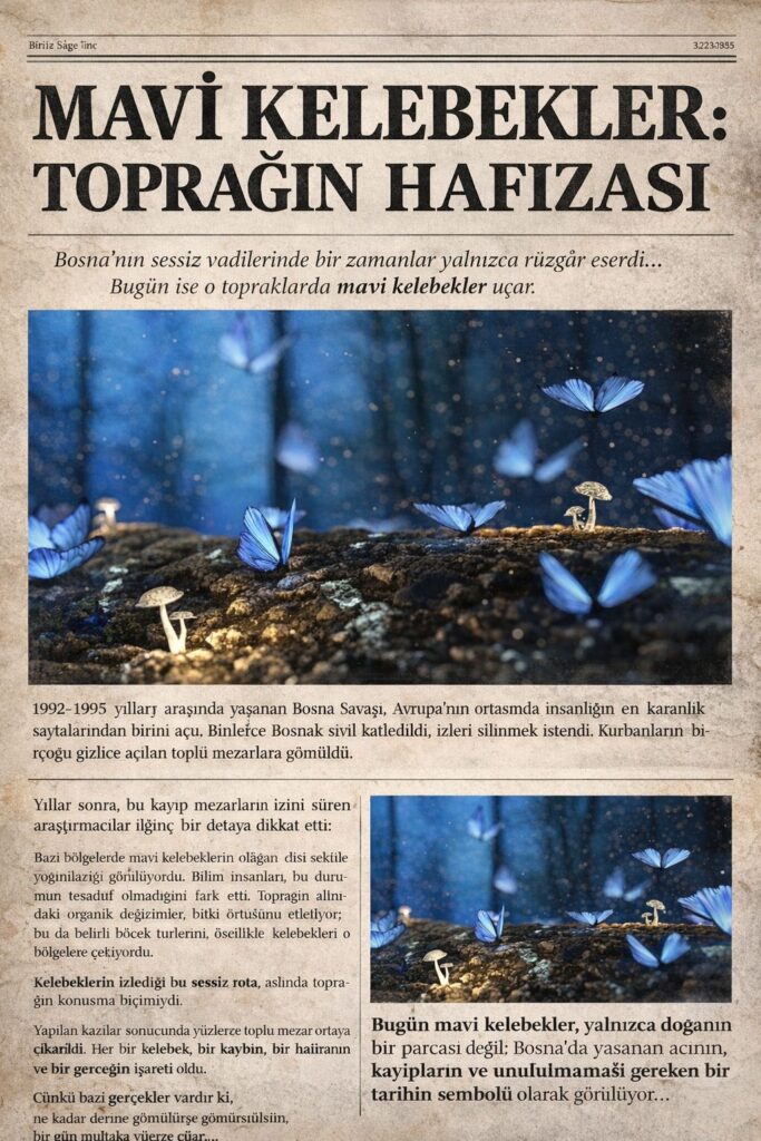 1992-1995 yılları arasında yaşanan Bosna Savaşı, Avrupa’nın ortasında insanlığın en karanlık sayfalarından birini açtı. Binlerce Boşnak sivil katledildi, izleri silinmek istendi. Kurbanların birçoğu gizlice açılan toplu mezarlara gömüldü.