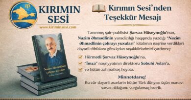 Tanınmış şair-publisist Şərvaz Hüseynoğlu’nun, Nazim Əhmədlinin yaradıcılığına ithaf etdiyi “Nazim Əhmədlinin çəhrayı yuxuları” kitabının nəşri münasibətilə müəllifi səmimi qəlbdən təbrik edirik.