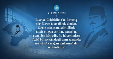 Noman Çelebicihan’ın Kaderi: Ne acıdır ki bu şiiri yazan Çelebicihan, 1918 yılında Bolşevikler tarafından tutuklanmış, Sivastopol’da idam edilerek naaşı Karadeniz’e atılmıştır. Bu şiir, onun hem şair kimliğinin hem de halkı için çektiği çilelerin bir belgesi niteliğindedir