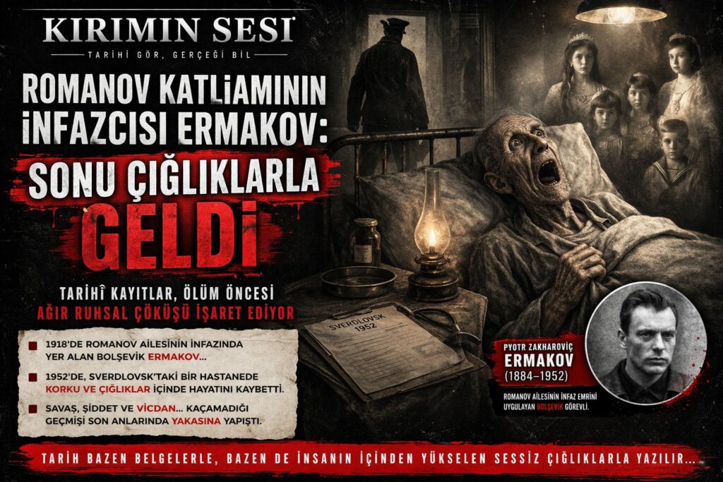 Hastane personelinin aktardığına göre Ermakov, özellikle geceleri şiddetli krizler geçiriyor, korku içinde bağırarak “Onları götürün!” diye haykırıyordu. En dikkat çekici detay ise, “çocukların kendisine baktığını” söylemesiydi.