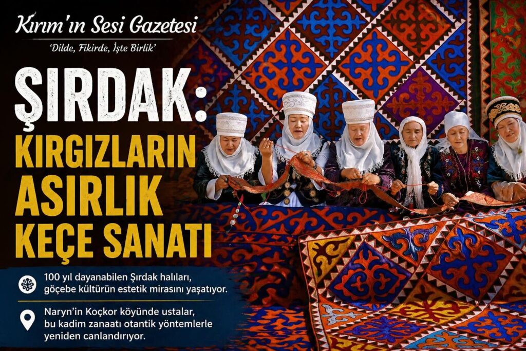 Kırgız şırdak halıları