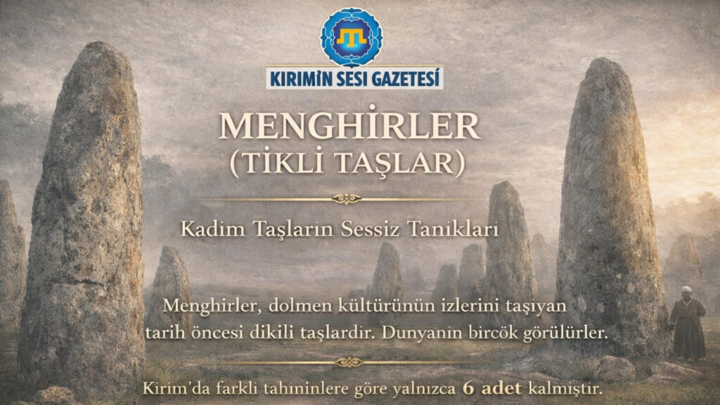 Baydar Vadisi'nde bulunan bu menhirler, Kırım'ın en bilinen dikili taşlarındandır. 
