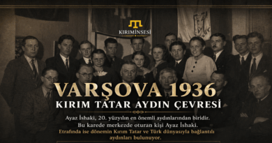 Ayaz İshaki ve Kırım Tatar diasporasından aydınlar ve vatan hadimleri Varşova 1936