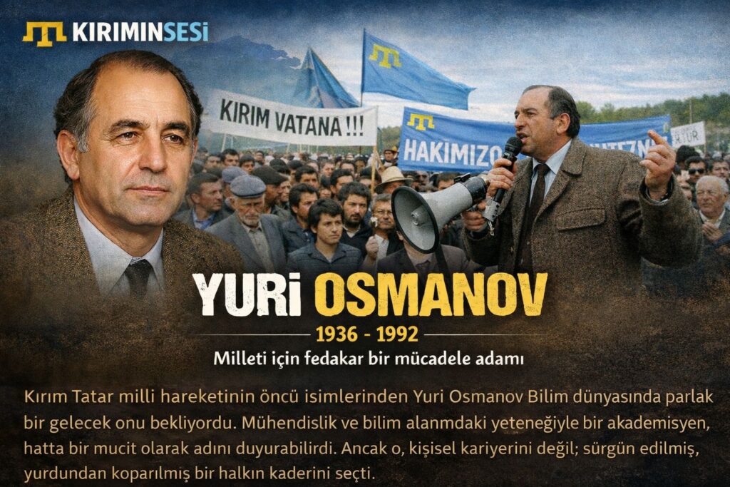 Osmanov, Kırım Tatar sürgünü sonrası yıllarda şekillenen milli hareketin en bilinçli, en fedakâr simalarından biri oldu. Sovyet baskısına rağmen geri dönüş hakkını savundu, halkının sesi olmayı tercih etti. Bu yol, kolay değildi takipler, baskılar ve sonunda trajik bir ölüm