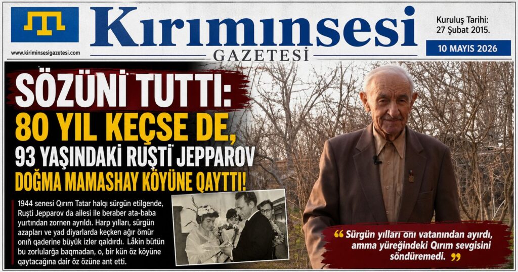 Bugün Ruşti Jepparov’nıñ hayatı cesaretniñ, sabırnıñ ve vatan sevgisiniñ canlı numunesi olaraq hatırlanmaqta. Onıñ ömür yolu, sürgünniñ insan bedenini yorabilecegini, amma vatanğa bağlı yüreklərni asla yıqamayacağını gösteriyor.