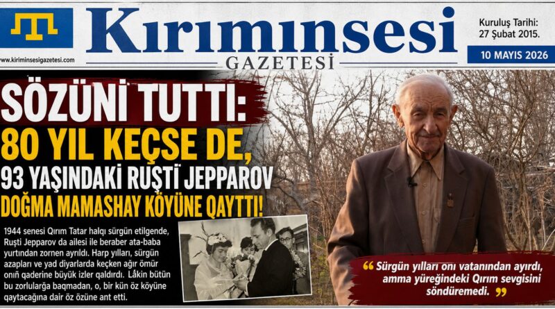 Bugün Ruşti Jepparov’nıñ hayatı cesaretniñ, sabırnıñ ve vatan sevgisiniñ canlı numunesi olaraq hatırlanmaqta. Onıñ ömür yolu, sürgünniñ insan bedenini yorabilecegini, amma vatanğa bağlı yüreklərni asla yıqamayacağını gösteriyor.