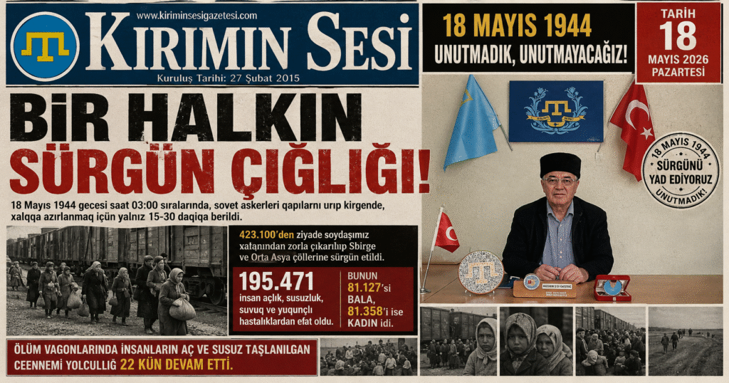Dünya Kırım Tatar Dernegi Başkanı Mustafa Sarıkamış