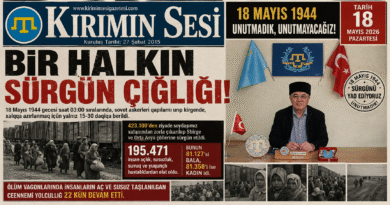 Dünya Kırım Tatar Dernegi Başkanı Mustafa Sarıkamış