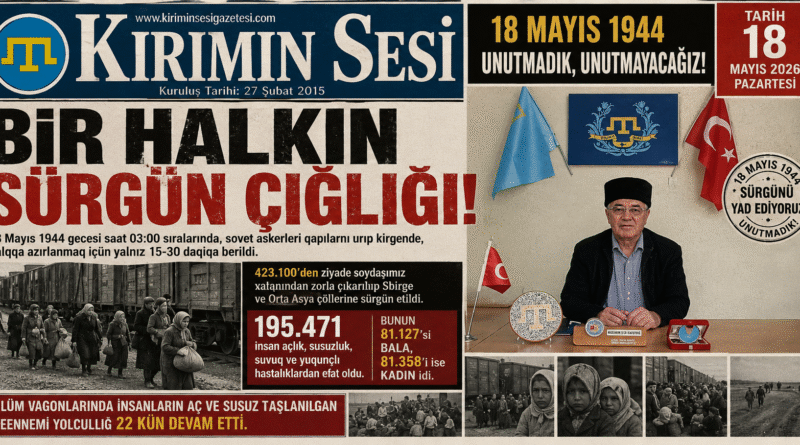 Dünya Kırım Tatar Dernegi Başkanı Mustafa Sarıkamış