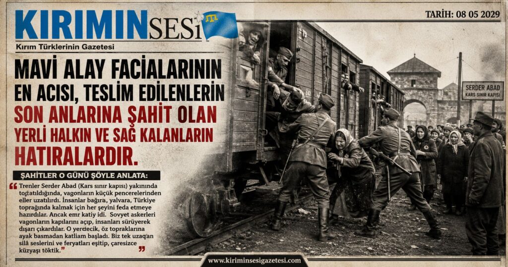 Serder Abad kölünde suğa atılğanlar da, serhette qurşunğa tizilgenler de tek bir şey istey edi: esaret yerine ölümni seçmek…