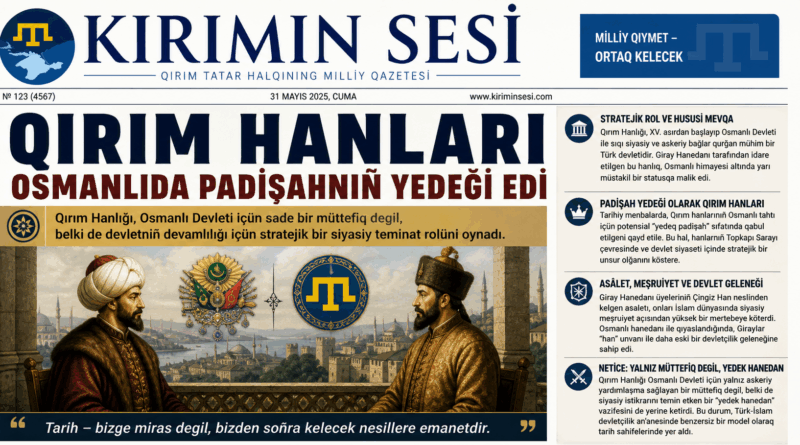 Kırım Hanları, Osmanlı sülâlesi kesilgen taqdirde, Osmanlı Tahtına keçecek namzetler olaraq sayıla edi.