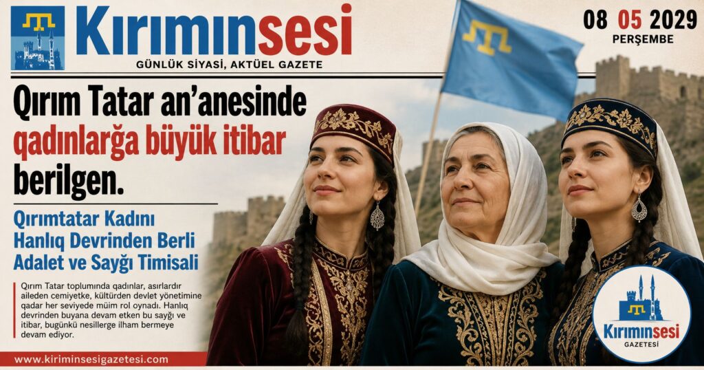 Qırım Tatar an’anesinde qadınlarğa büyük itibar berilgen.