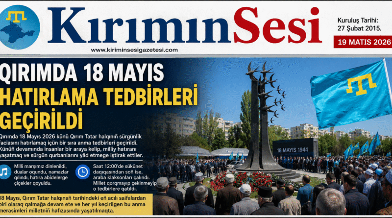 Qırımda 18 Mayıs 2026 künü Qırım Tatar halqınıñ sürgünlik faciasını hatırlamaq içün bir sıra anma tedbirleri keçirildi. Künüñ devamında insanlar bir araya kelip, milliy hatıranı yaşatmaq ve sürgün qurbanlarını yâd etmege iştirak ettiler.