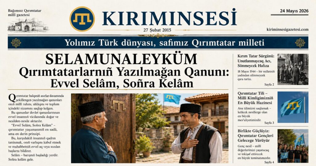 Qırımtatar selamunaleyküm
