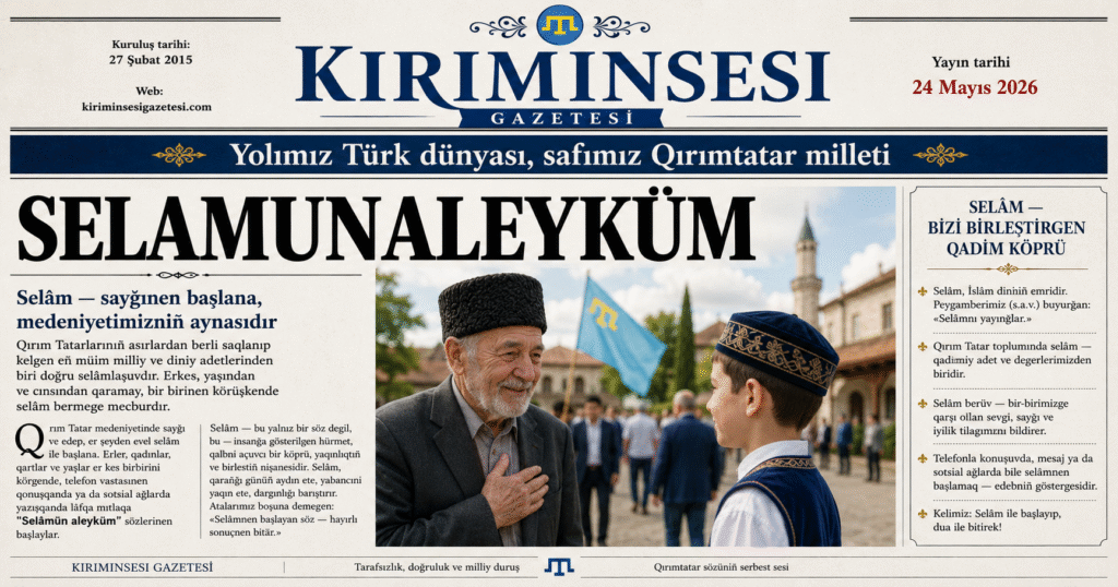 Qırımtatar selamunaleyküm