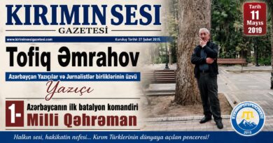 Tofiq Əmrahov -Azerbaycan