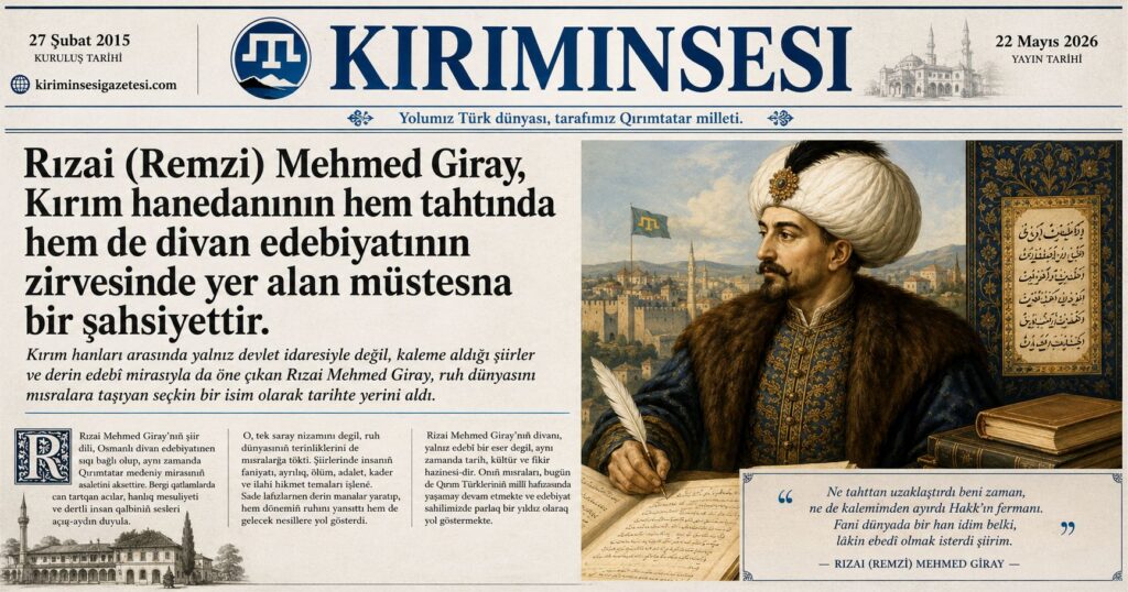 Mehmed Giray Han: Edebiy, Siyasiy ve Tarihiy Mirası