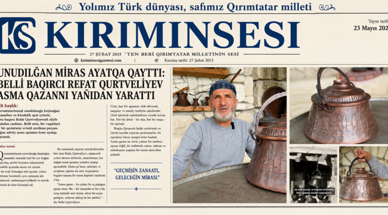 Belli baqırcı Refat Qurtveliyev qırımtatarlarnıñ unudılğan adetiy asma qazanını yañıdan canlandırdı.