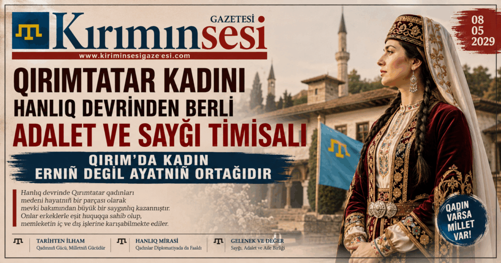 Kadın Erniñ Degil Ayatnıñ Ortağıdır.