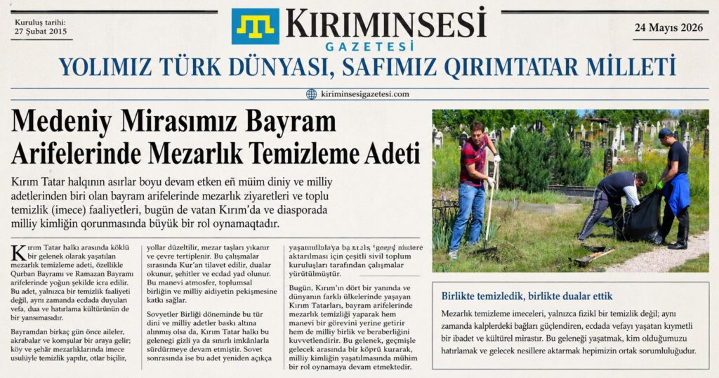 mezarlık temizleme