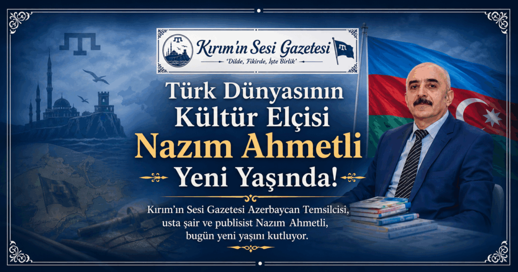 Nazım Ahmetli, 2021 yılından bu yana Kırım’ın Sesi Gazetesi Azerbaycan Temsilcisi olarak görev yapmaktadır.