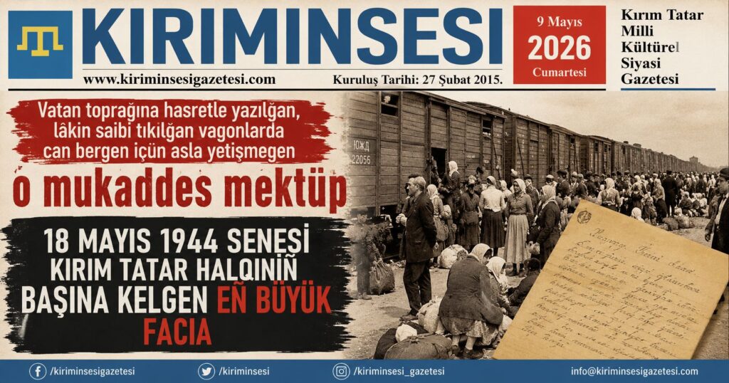 Bu mektüp, Qırım’dan Orta Asiya sürgün yerlerine ayırılğan aileler arasynda yürekten yürekke baracaq bir ümüt nişanı edi. Amma sürgünniñ qaranlıq yollarında ne mektüp menziline yetti, ne de hasret tindi.
Bir mektüp yolda qaldı… Bir millet ise ömür boyu vatanına yol közledi.