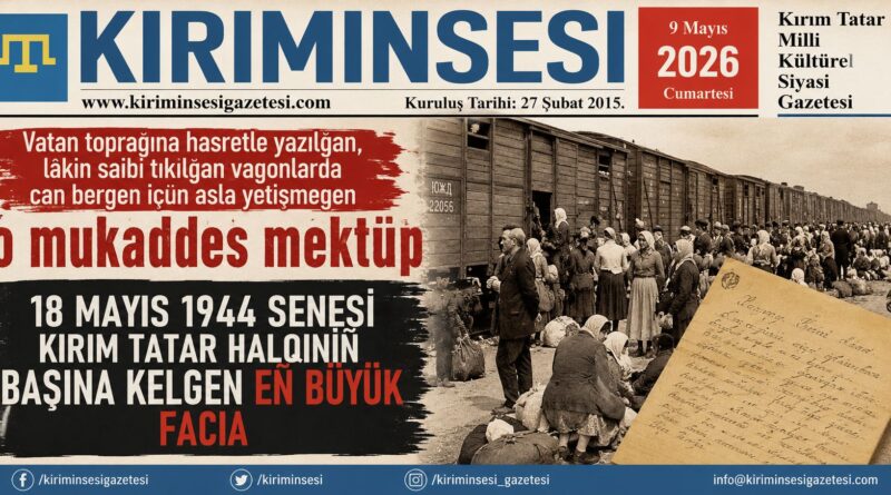 Bu mektüp, Qırım’dan Orta Asiya sürgün yerlerine ayırılğan aileler arasynda yürekten yürekke baracaq bir ümüt nişanı edi. Amma sürgünniñ qaranlıq yollarında ne mektüp menziline yetti, ne de hasret tindi. Bir mektüp yolda qaldı… Bir millet ise ömür boyu vatanına yol közledi.