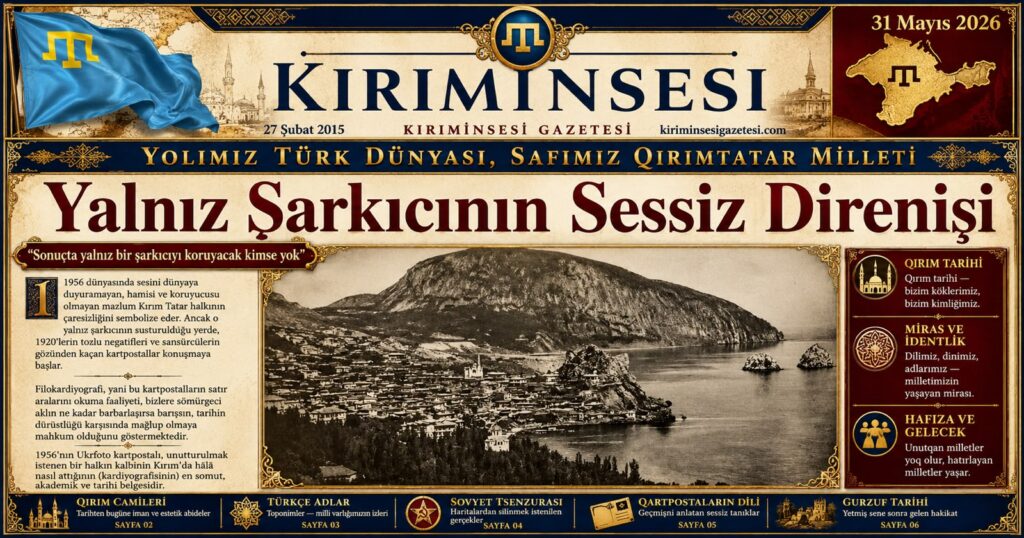yalnız şarkıcının sessiz direnişi