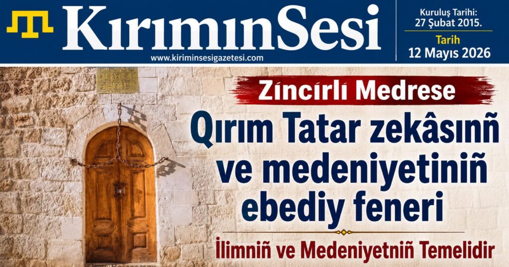 Zıncırlı Medrese: Asırlar devamında sönmegen ilim çırağı ve milliy ruhnıñ temeli.