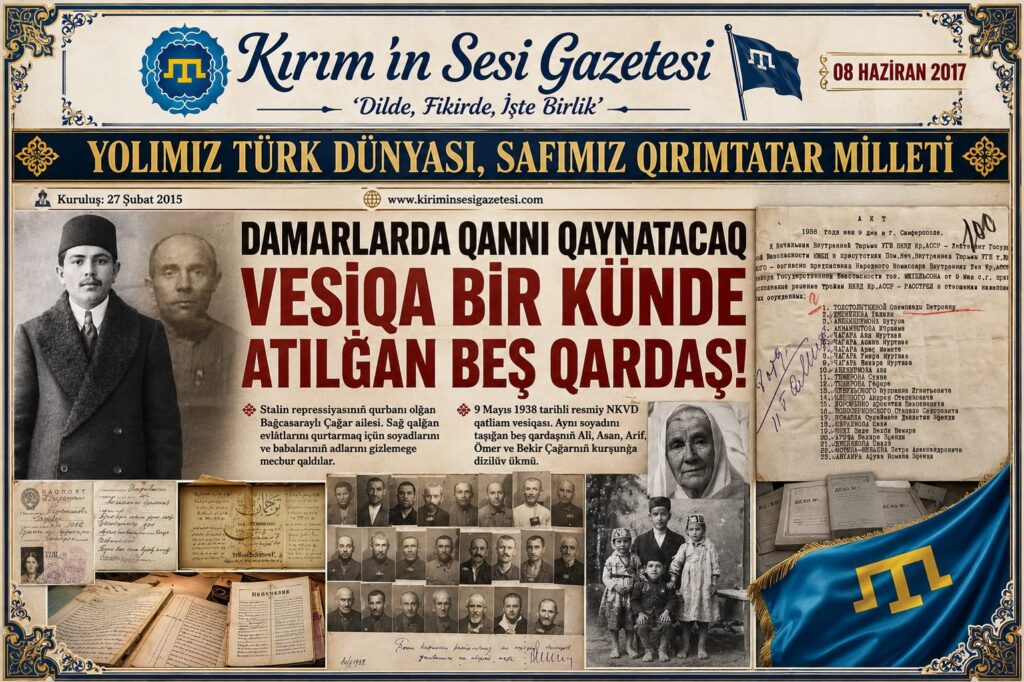 BİR KÜNDE ATILĞAN BEŞ QARDAŞNIÑ FACİASI