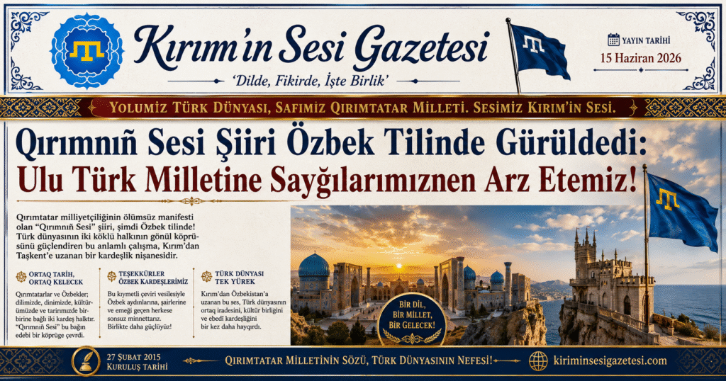 Qırımınsesi özbek tilinde