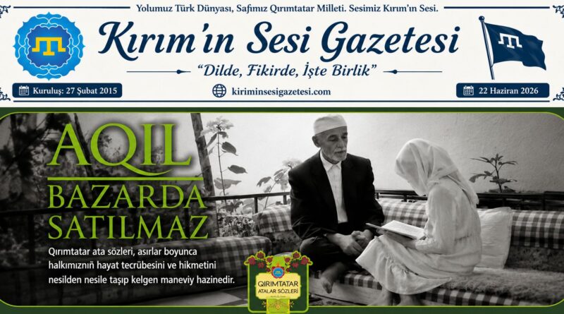 Qırımtatar atalar sözü
