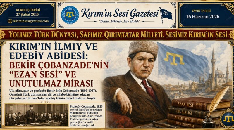 Bekir Çobanzadeniñ Ezan Sesi