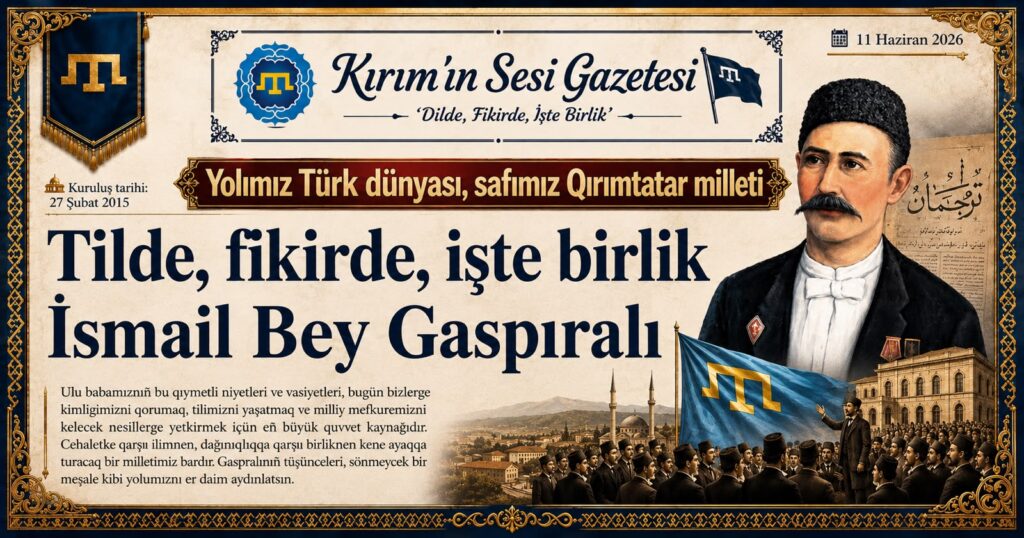 ismail bey gaspıralı dilde fikirde işte birlik